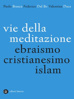 cover image of Vie della meditazione
